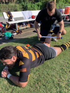 Miami Rugby Team chiropractic treatment